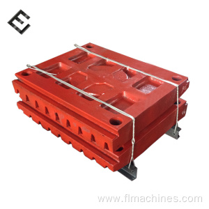 High Manganese Steel Casting Fixed Jaw Plate